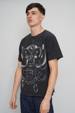 Polera Negro heavy metal Talla L Image 1