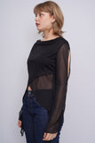 Top Negro ENT ENTRANCY Talla L Image 1