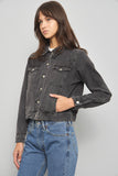 Chaqueta denim  negro topshop talla M 611