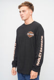 Polera Negro harley davidson Talla L Image 1
