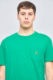 Polera casual  verde polo talla M 888