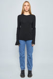 Sweater casual  negro tory burch talla M 458