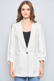 Blazer casual  blanco michael kors talla 38 764