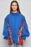 Cortaviento casual  azul reebok talla Xl 893