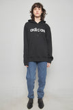 Poleron casual  negro adidas talla L 956