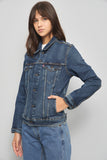 Chaqueta denim  azul levis talla S 607