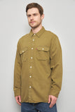 Camisa casual  verde levis talla L 817