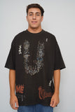 Polera Negro Tour Talla Xxl Image 0