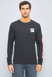 Polera casual  negro nike talla M 140