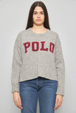 Sweater casual  gris polo talla L 411