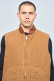 Chaqueta sin mangas  café carhartt talla Xxl 889