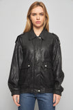 Chaqueta casual  negro levis talla M 544