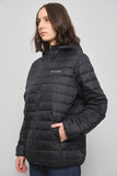 Parka casual  negro columbia talla M 568