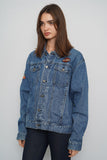 Jacket Denim harley davidson Talla L Image 1