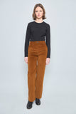 Pantalon casual  café sezane talla S 973