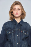 Chaqueta denim  azul levis talla M 016