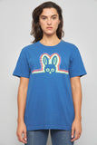 Polera casual  azul psycho bunny talla L 314