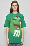 Polera casual  verde m&m talla L 896