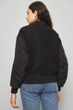 Bomber casual  negro zara talla S 856