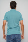 Polera celeste Lacoste Talla M Image 2