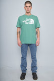 Polera casual  verde north face talla L 302