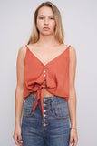 Top Naranjo Free People Talla M