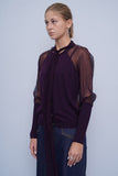 Blusa Morado Nina Ricci Talla L Image 1
