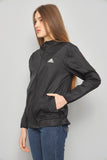 Cortaviento casual  negro  adidas talla M 308