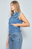 Chaqueta denim  azul lovemade talla S 827