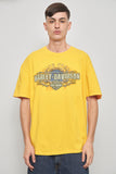 Polera casual  amarillo harley dav talla Xxl 839