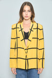 Blazer Amarillo mijoli Talla 18