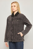 Chaqueta denim  negro levis talla S 056