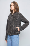 Chaqueta denim  gris levis talla L 776