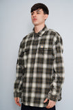 Camisa escocesa gris/verde Carhartt Talla M Image 1