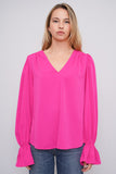 Blusa fucsia Aqua  Talla S