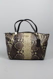 Cartera/Mochila Pitón Multicolor Coach Talla TU Image 0