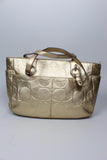 Cartera/Mochila dorado Coach Talla TU Image 2