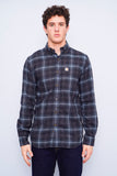 Camisa escocesa gris/azul Carhartt Talla S
