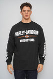 Polera Negro harley davidson Talla Xl