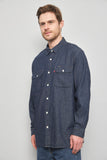 Camisa casual  azul levis talla Xl 819