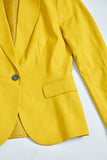 Blazer casual  amarillo zara talla 38 786