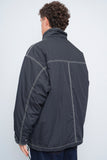 Parka Negro Reebok Talla L Image 2