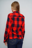 Camisa escocesa roja Tommy Hilfiger Talla S Image 2