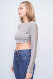 Top Gris Zara Talla Xs Image 1