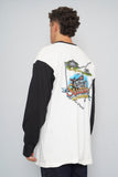 Polera bicolor n/b harley davidson Talla Xl Image 2