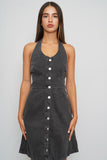 Vestido denim negro Levis Talla M Image 3