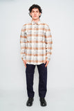 Camisa escocesa beige Carhartt Talla S Image 3
