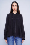 Blusa Negro Coldwater Creek  Talla M Image 0