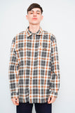 Camisa cuadrille gris/cafe Carhartt Talla Xl Image 0