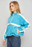 Cortaviento casual  azul  adidas talla M 594